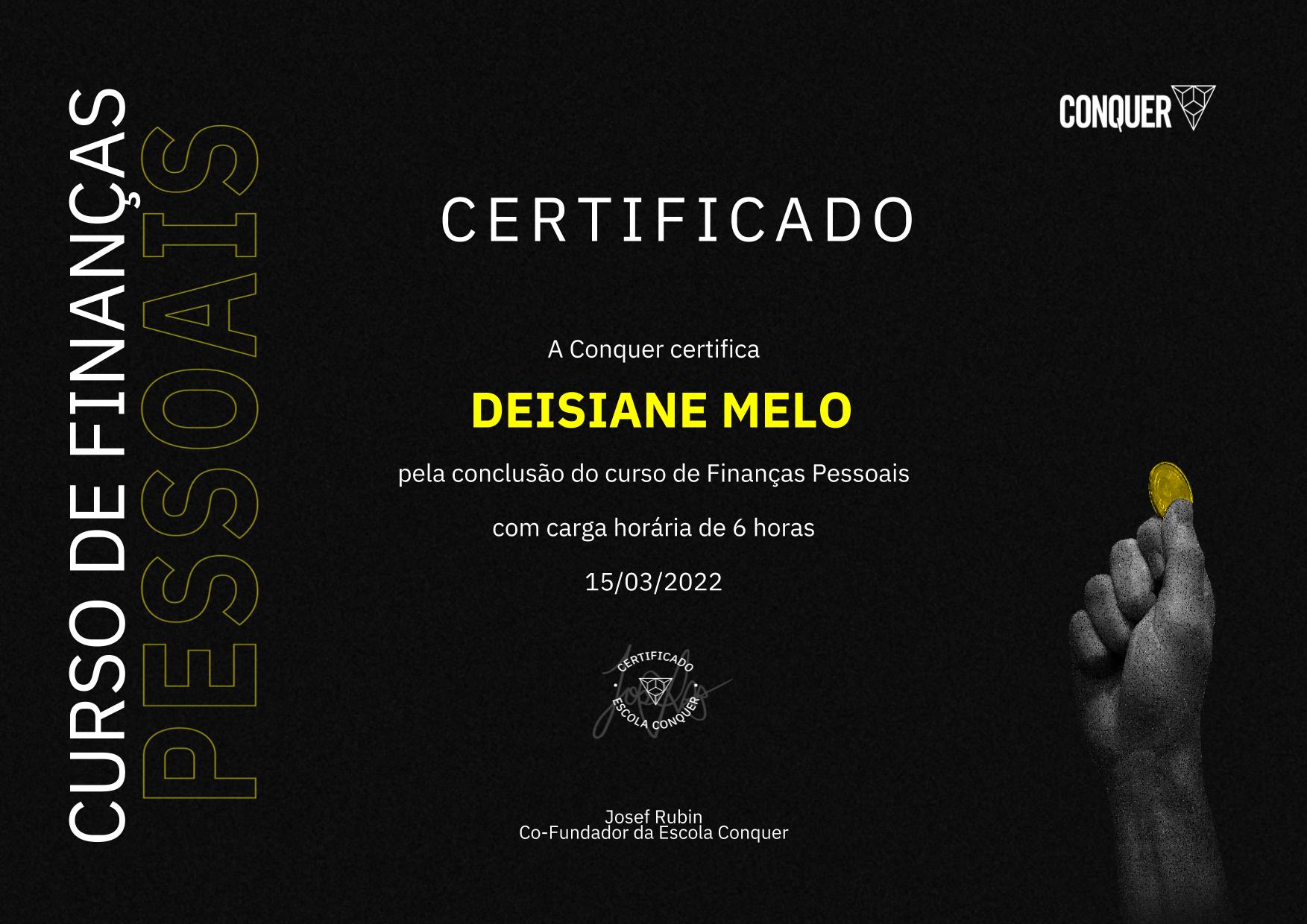 Certificado de Finanças Pessoais